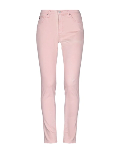 Shop Ag Casual Pants In Pink