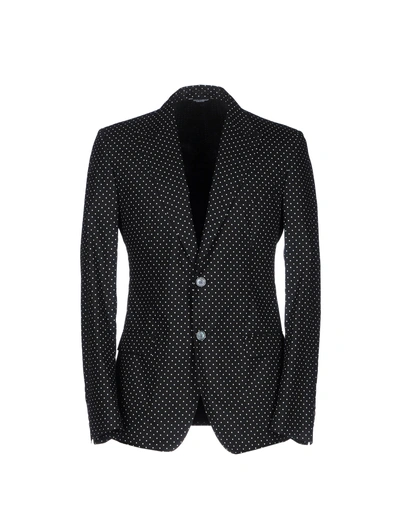 Shop Dolce & Gabbana Man Blazer Black Size 36 Cotton