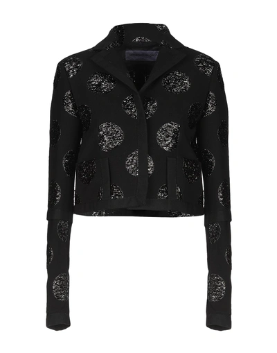 Shop Emanuel Ungaro Suit Jackets In Black