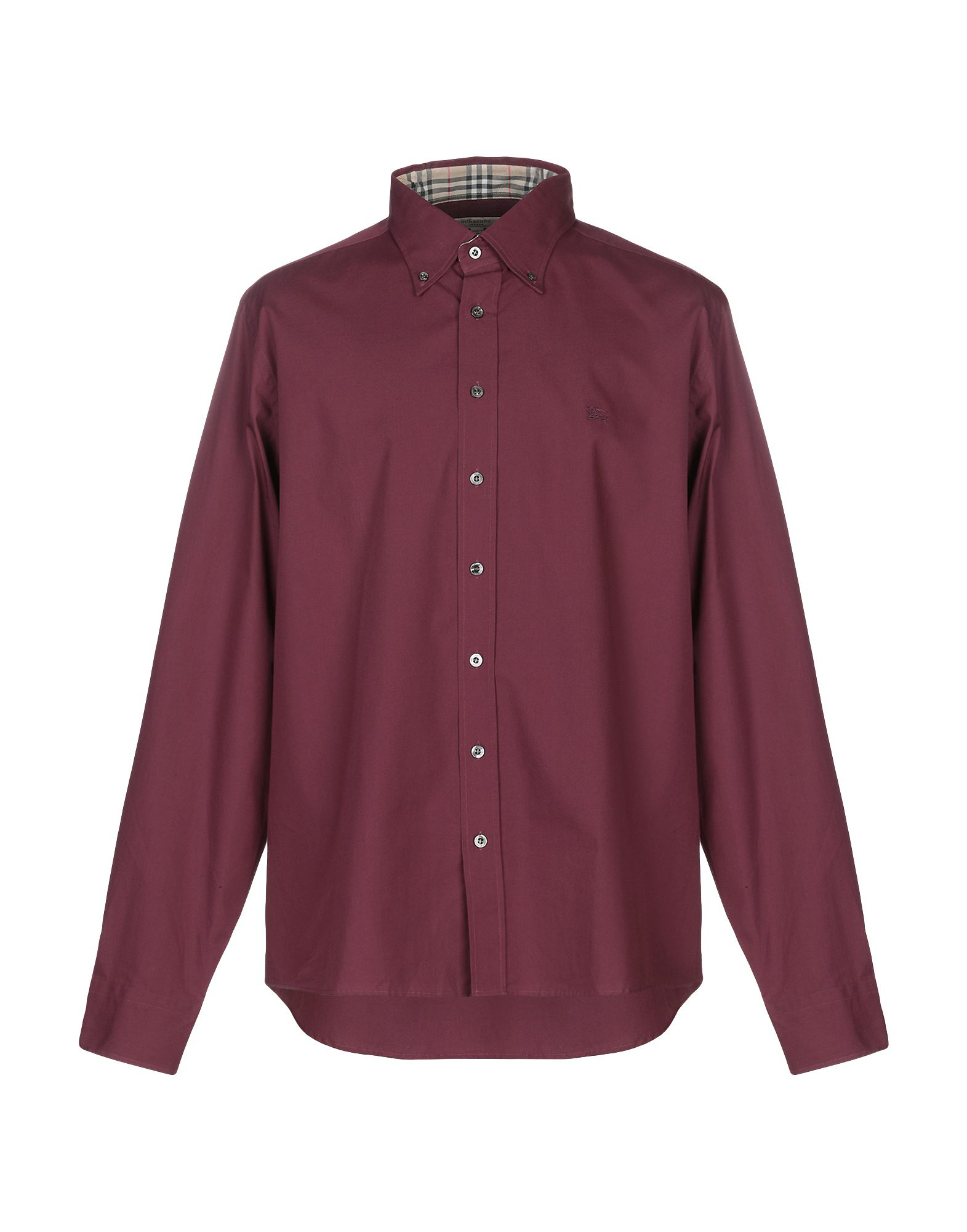 burberry maroon shirt