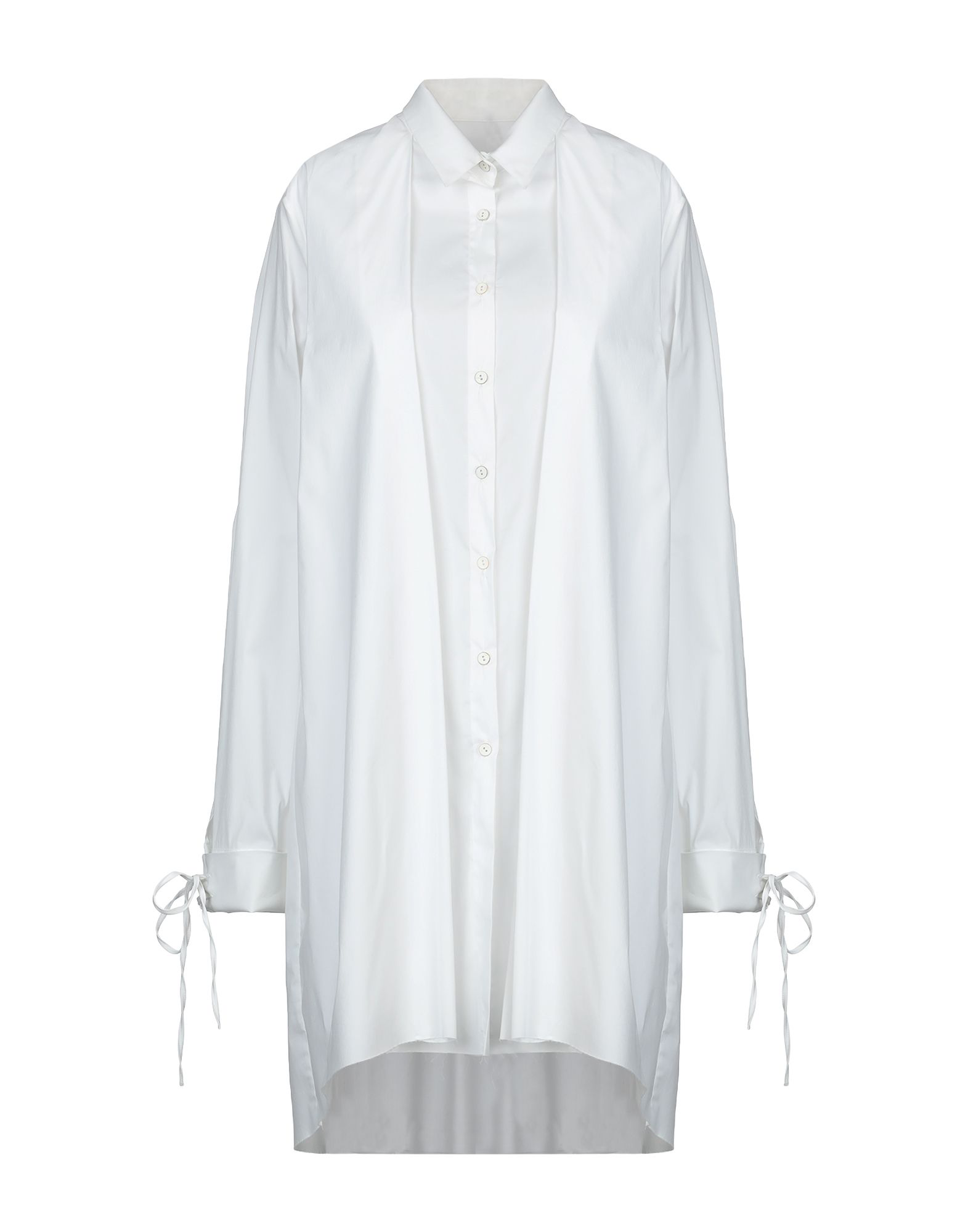 Masnada Solid Color Shirts & Blouses In White | ModeSens