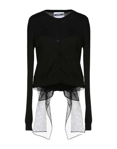 Shop Moschino Cardigans In Black