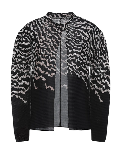 Shop Issey Miyake Cardigan In Black