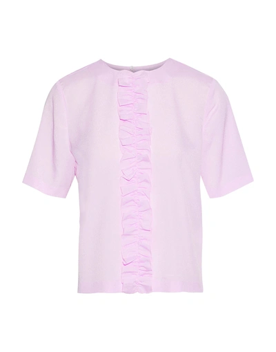 Shop Raoul Blouses In Pink