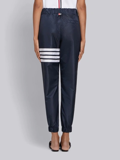 Shop Thom Browne 4-bar Flyweight Track Pants In Blue