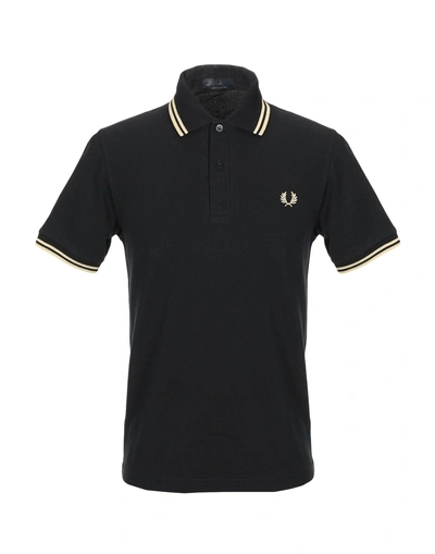 Shop Fred Perry Polo Shirts In Black