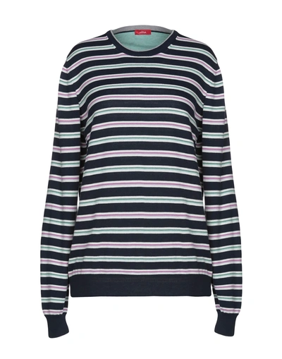 Shop Altea Sweater In Dark Blue