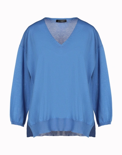 Shop Aragona Sweaters In Pastel Blue