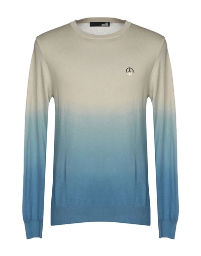 Shop Love Moschino Sweaters In Light Grey