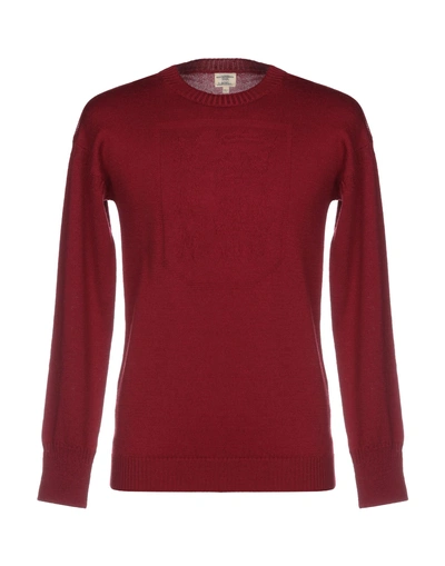 Shop Kent & Curwen Sweater In Brick Red