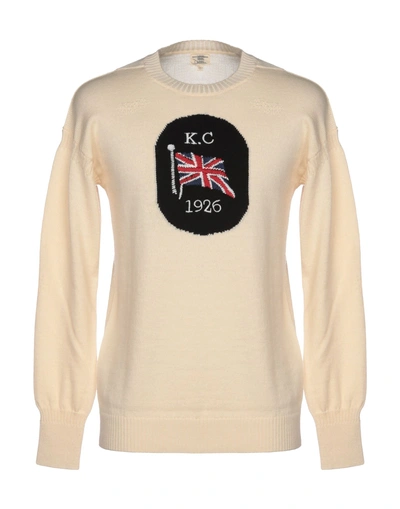 Shop Kent & Curwen Sweater In Ivory