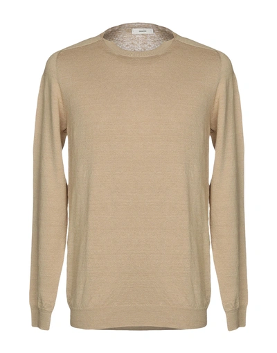 Shop Mauro Grifoni Sweaters In Sand