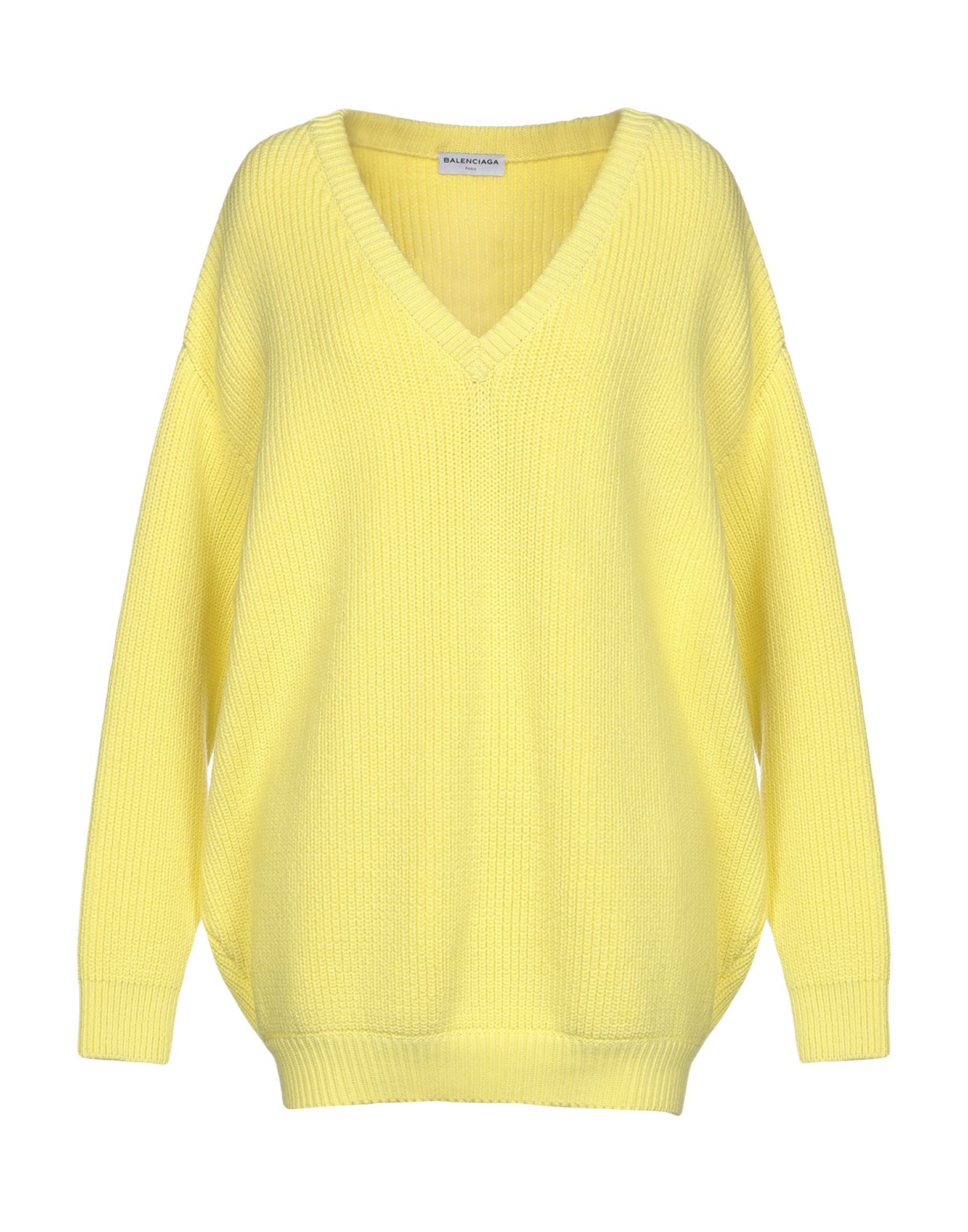 balenciaga sweater yellow