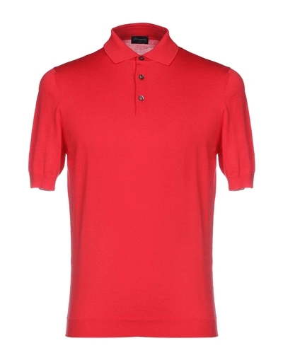 Drumohr Sweaters In Red