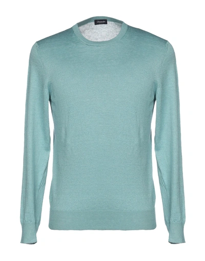 Shop Drumohr Sweaters In Turquoise