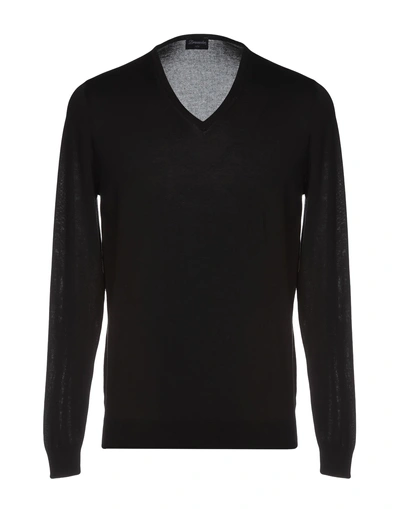 Shop Drumohr Man Sweater Black Size 38 Cotton