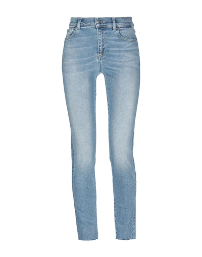 Shop Acynetic Denim Pants In Blue