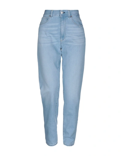 Shop Acynetic Denim Pants In Blue