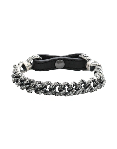 Shop Ugo Cacciatori Bracelets In Silver