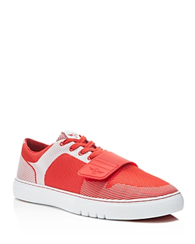 Shop Creative Recreation Cesario Woven Lace Up Sneakers In Red