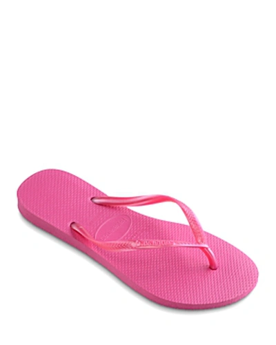 Shop Havaianas Women's Slim Flip-flops In Hollywood