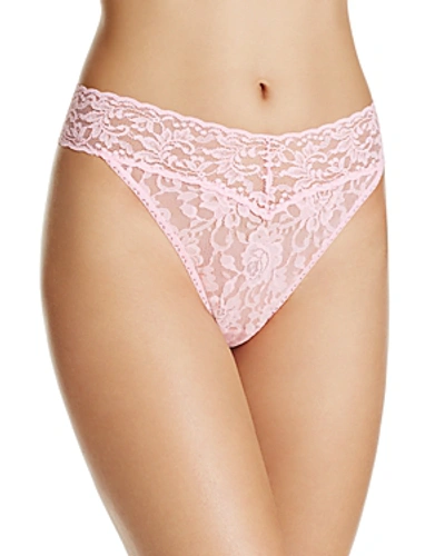 Shop Hanky Panky Original-rise Thong In Blossom