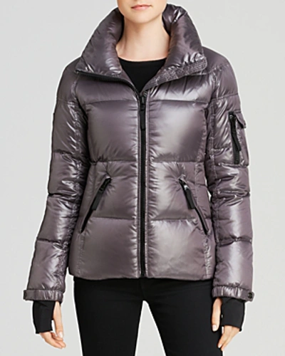 Shop Sam Freestyle Down Jacket In Anthracite