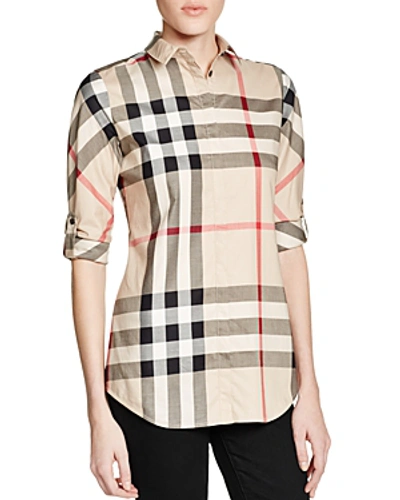 Shop Burberry Classic Check Shirt In New Classic Check