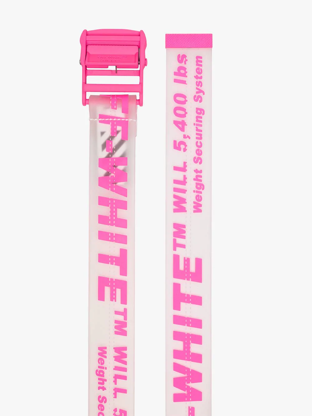 Off-white Off White | Rubber Industrial Belt In Pink | ModeSens