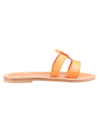Shop Kjacques Sandals In Pul Mandarine