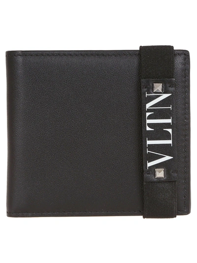 Shop Valentino Vltn Wallet In Oni Nero/bianco