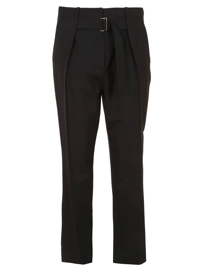 Shop Givenchy High Rise Trousers In Black