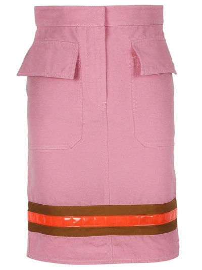 Shop Calvin Klein Skirt In Anemone