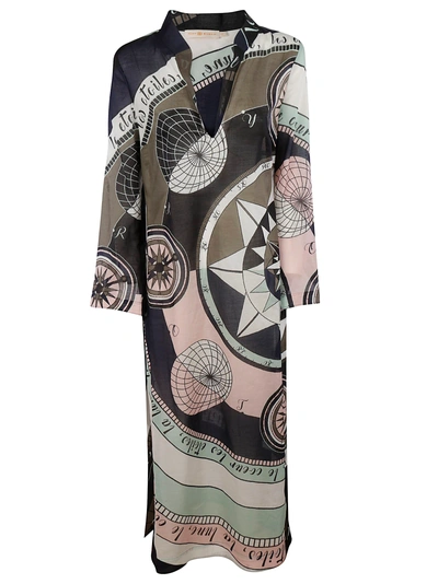 Shop Tory Burch Printed Dress In Basic