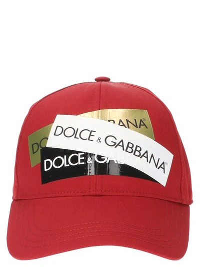 Shop Dolce & Gabbana Cap In Red