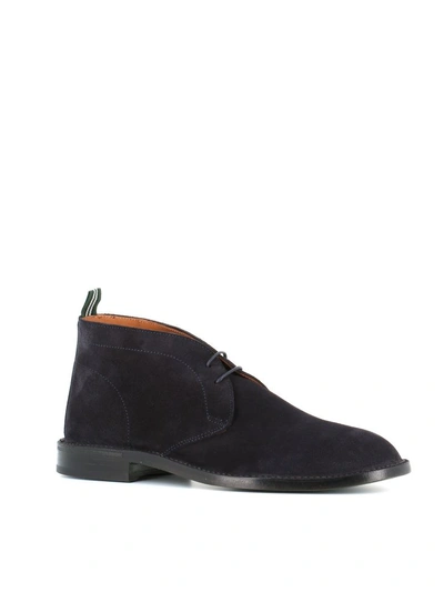 Shop Green George Desert-boots 1021 In Blue