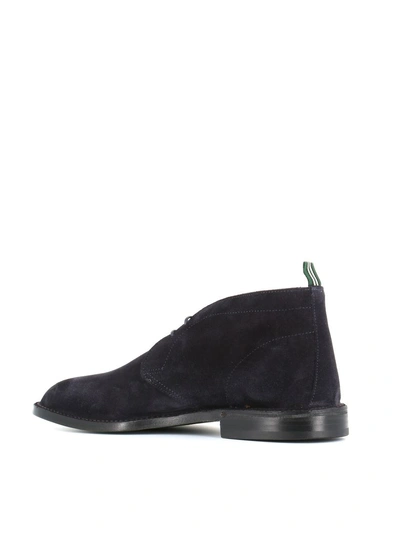 Shop Green George Desert-boots 1021 In Blue