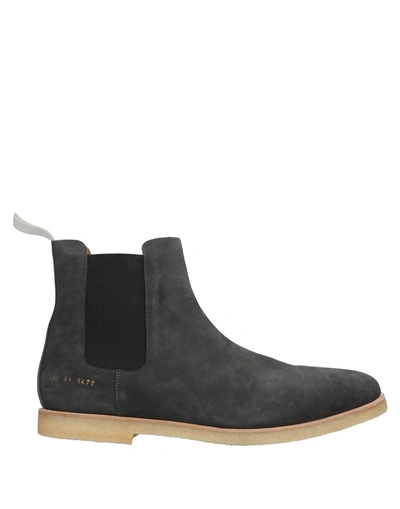 Shop Common Projects Boots In Lead