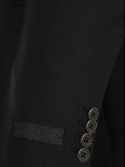 Shop Prada Classic Two-piece Suit In Black