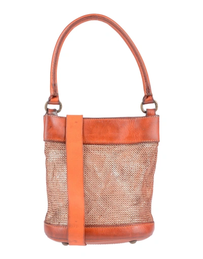 Shop Campomaggi Handbag In Rust