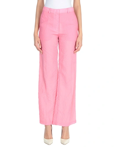 Shop Victoria Beckham Woman Pants Pink Size 2 Viscose, Polyamide