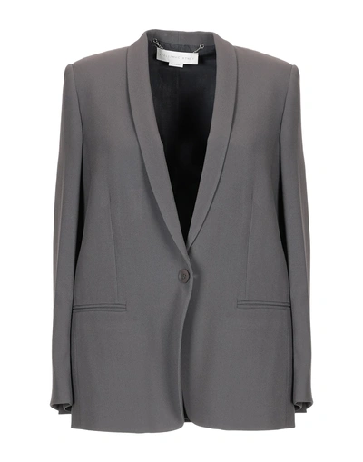 Shop Stella Mccartney Suit Jackets In Lead