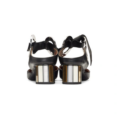 Shop Proenza Schouler Black Grommet Mules In 999 Black