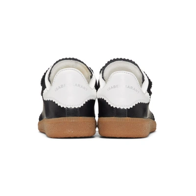 Shop Isabel Marant Black Beth Sneakers