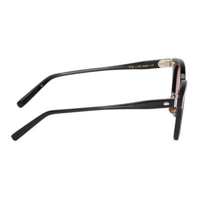 Shop Eyevan 7285 Black 775 Sunglasses In C129 Bkbrn