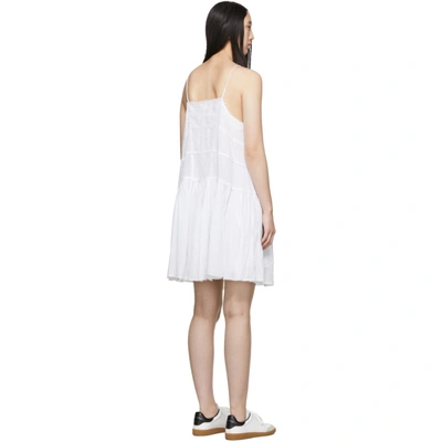 Shop Isabel Marant Étoile Isabel Marant Etoile White Amelie Dress In 20wh White