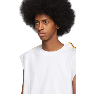 Shop Y/project White Multi Sleeveless T-shirt