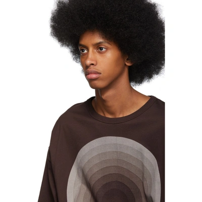 Shop Dries Van Noten Brown Verner Panton Edition Oversized Hoky T-shirt In 703brown