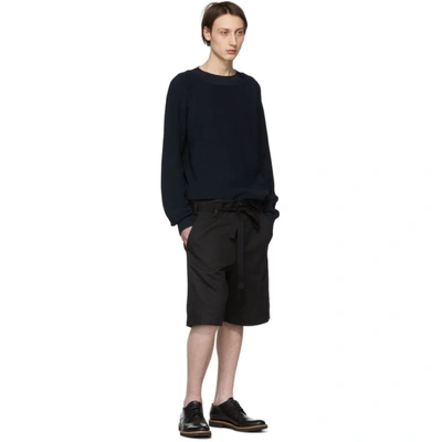 Shop Dries Van Noten Navy Namur Sweater In 509.navy