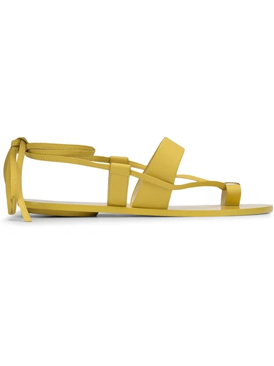 Shop Tibi Reid Sandals In Yellow